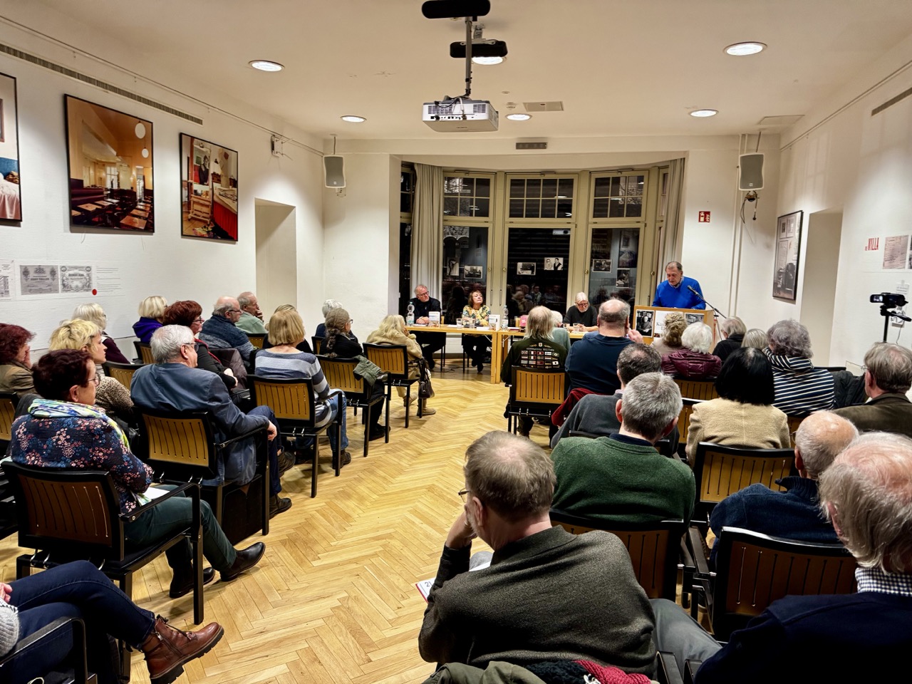 Rund 80 Gäste bei der Veranstaltung zu Hans Pfeiffer am 21.02.2025 in Leipzig