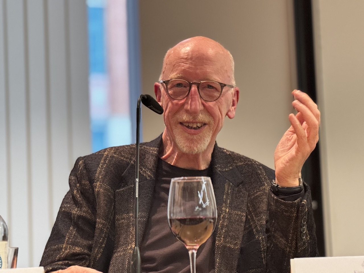Heisigs Sohn, Maler Künstler JOHANNES HEISIG im Gespräch über seinen Vater bei der Initiative Künstlerspur Leipzig im Literaturhaus Leipzig 2025 