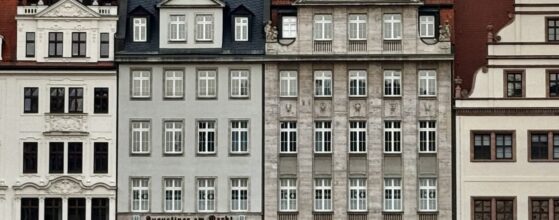 Privates Foto Hausfassaden Leipziger Markt