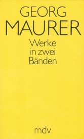 Buchtitel Schriftsteller Georg Maurer 