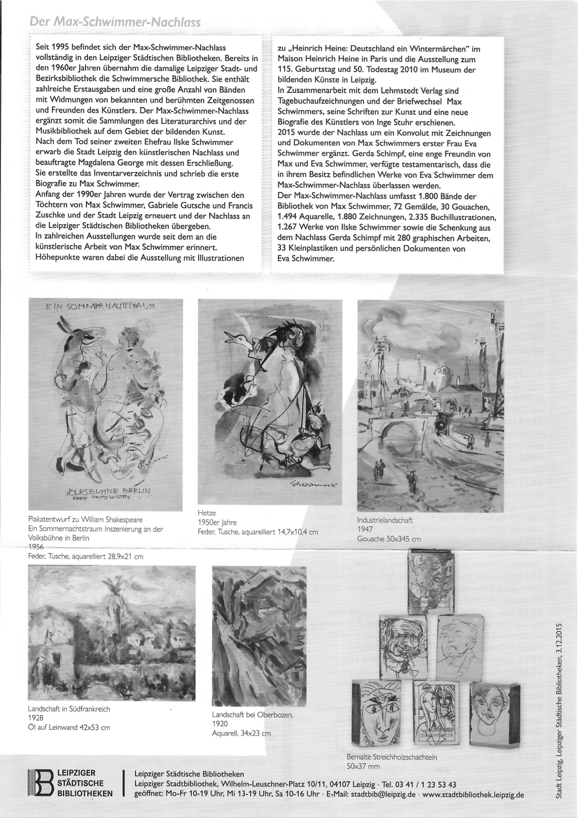 Flyser über Max Schwimmer Seite 2