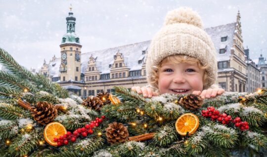 Weihnachtsgruß Künstlerspur Leipzig 2025