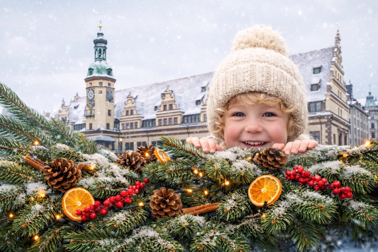 Weihnachtsgruß Künstlerspur Leipzig 2025