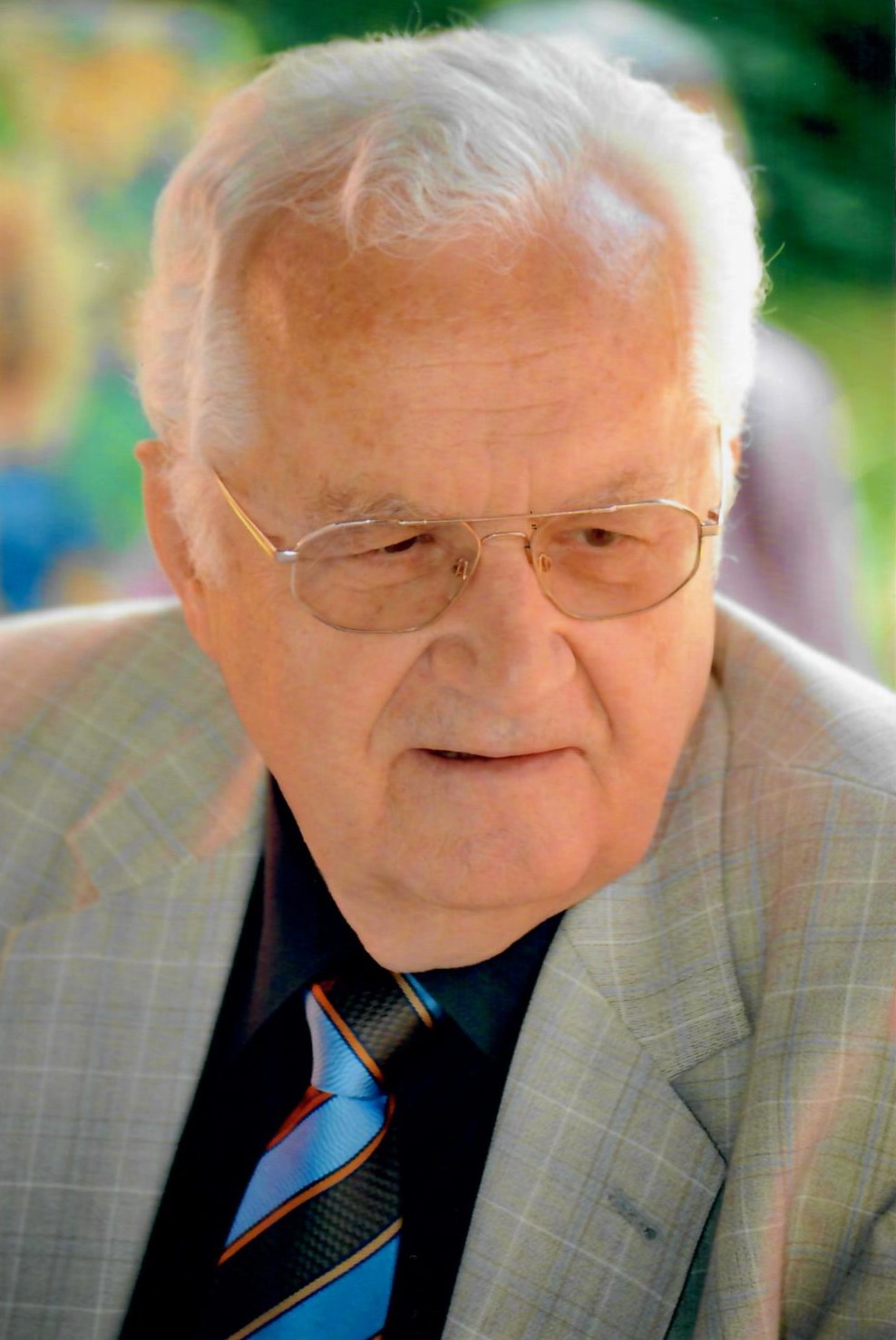 Portraitfoto (Familie privat) von Vater und  Schriftsteller Helmut Richter